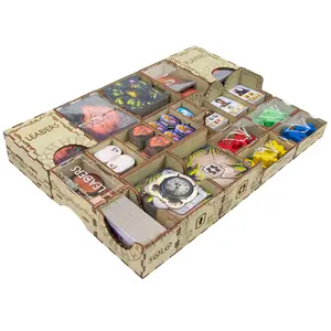 SMONEX Board Game Organizer Compatible with Lost Ruins of Arnak Board Game, Expedition Leaders, Solo Mini and All Promo Cards - Gaming Organization and Easy Setup