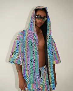 Viper Vision Rainbow Reflective Hooded Robe