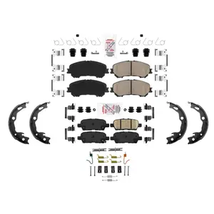 Front & Rear Ceramic Brake Pads Parking Shoes for Nissan Rogue 2017 2020 2022