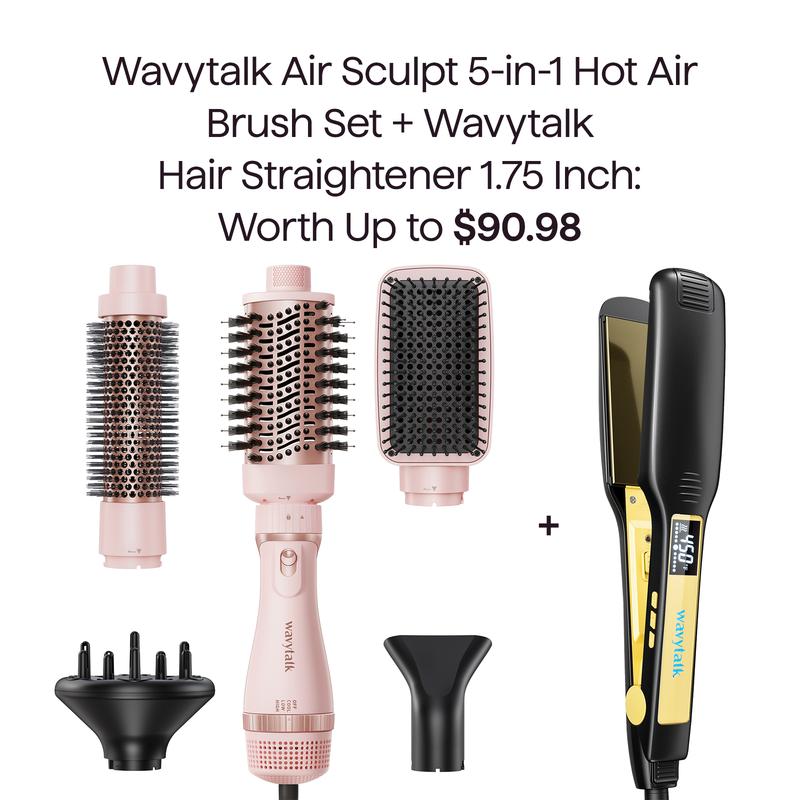Wavytalk Mystery Bundle for Coarse Hair - Specially Curated Taming Tools for Thick and Unruly Hair