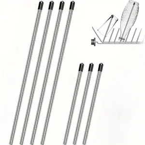 6pcs Stainless Steel Dishwasher Drain Stand | Suitable for All Standard Dishwasher Bottle Racks