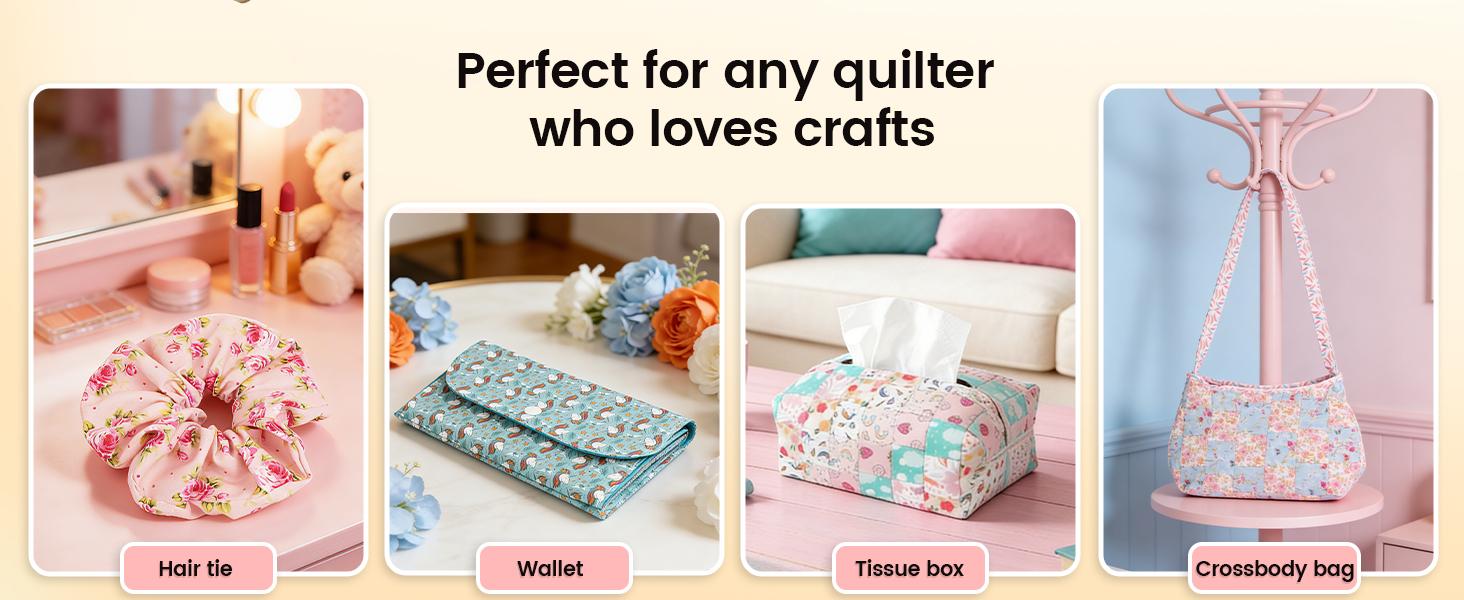 Newbrothread&Craftido 100% Cotton Quilting Fabric Bundles 10pcs Fat Quarters 18"x21" Medium Weight 5.2 oz for Quilting Sewing Patchwork Home Textile Spring MothersDayGift