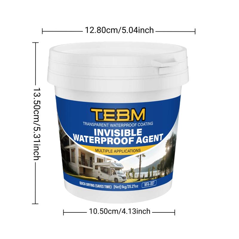 Transparent Invisible Sealing Waterproof Glue, Long Lasting Adhesive, Multi-Functional RV Roof Leak Proof Coating, Effective Waterproof Sealant for Home and RV Leaks Repair