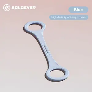 SOLOEVER Figure 8 Resistance Bands for Women Blue High Elasticity Fitness Accessories Muscle Exercise Equipment Arms Chest Expander Home Gym Stretching Tool for Yoga Training