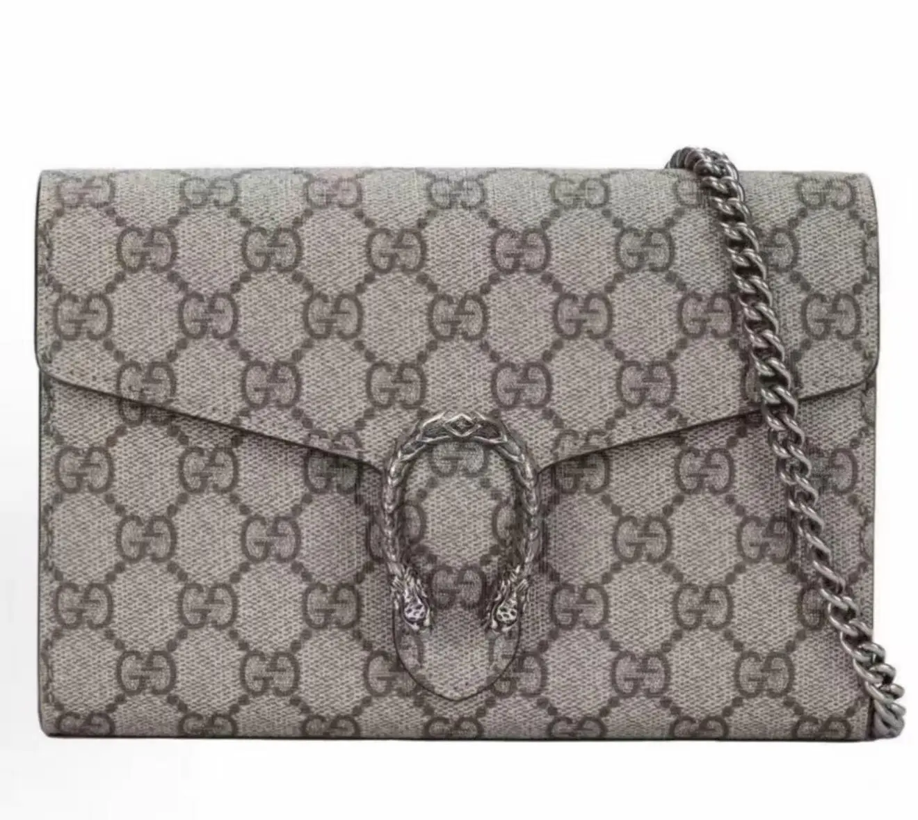 Pre-owned GUCCI Leather Crossbody Bags GG Logo Supreme Dionysus WOC Crossbody Bag