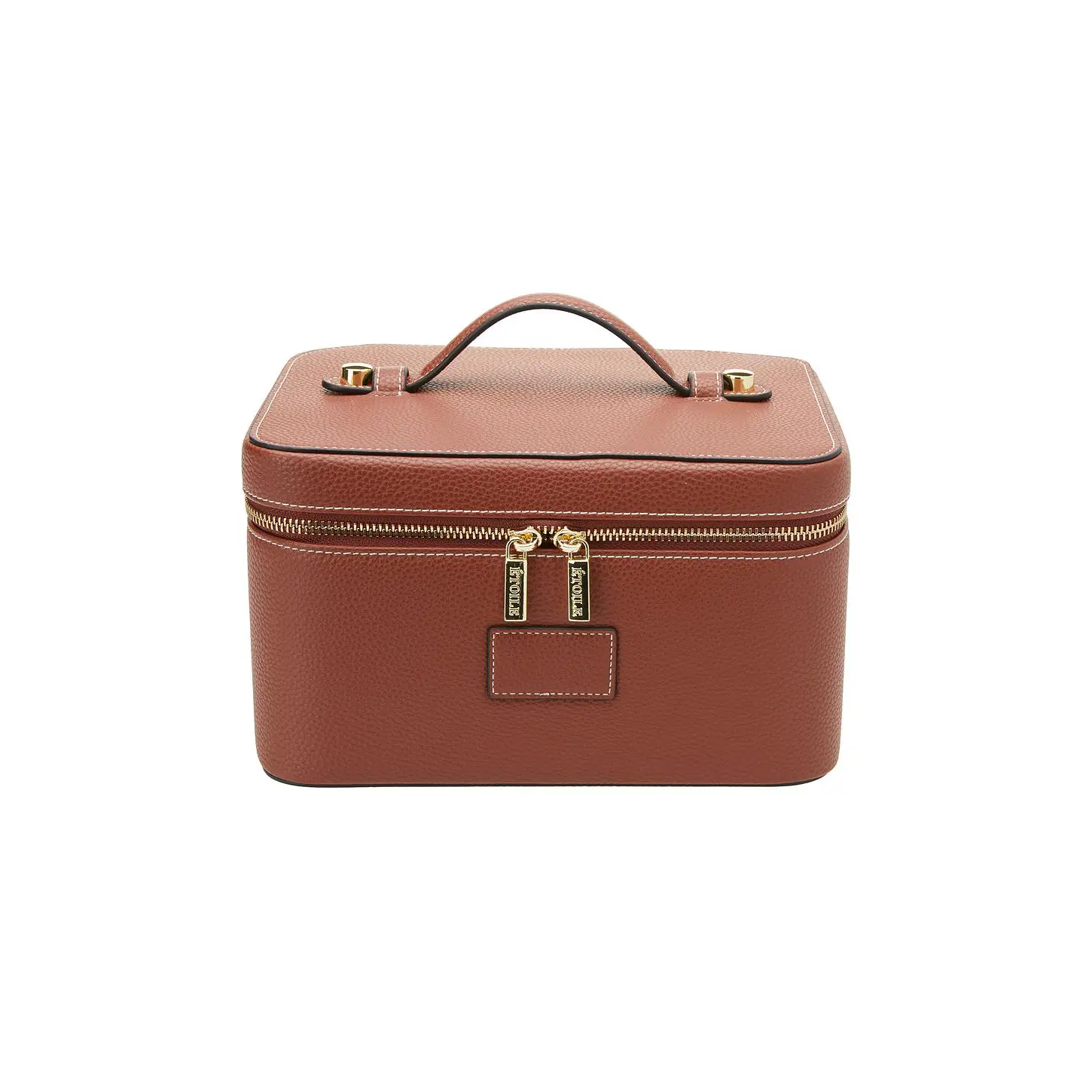 ETOILE COLLECTIVE Vanity Case in Ginger Brown ETOILE COLLECTIVE Vanity Case in Ginger Brown