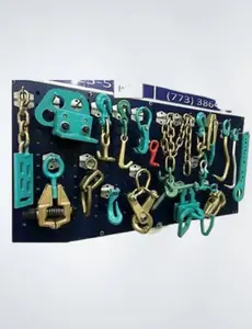 Auto Body Pulling Clamps 19 Pc Tool Set with 6 Pulling Chains
