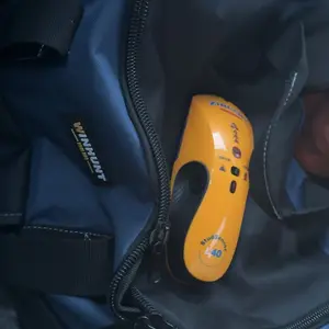 WINHUNT Large Tool Bag, 1680 Denier with 5 Exterior Pockets Electrician Tool Bag, Ideal for DIY Enthusiasts and Craftsmen Tool Bags for Men Heavy Duty, Blue