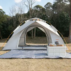 【Beach Tent】Easy Setup Portable Dome Tents Popup Beach Tent for Camping Backpacking Hiking with Easy Setup Feature No Warranty Convenient Storage Windproof camping accessories camping essentials Waterproof Lightweight outdoorfun