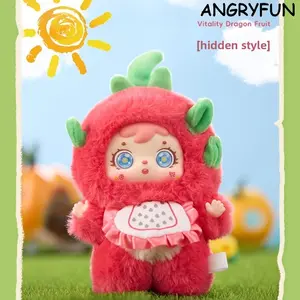 ANGRYFUN Fragrant Fruit Garden Plush Blind Boxes – Cute Fruit Plush Keychain Doll Mystery Collectible Birthday Gift Single Box (Free Random Cute Acrylic Keychain)