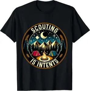 100% Cotton Scouting is Intents Scout Camper Camping T-Shirt
