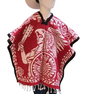 Juvenil Poncho, design front and back.