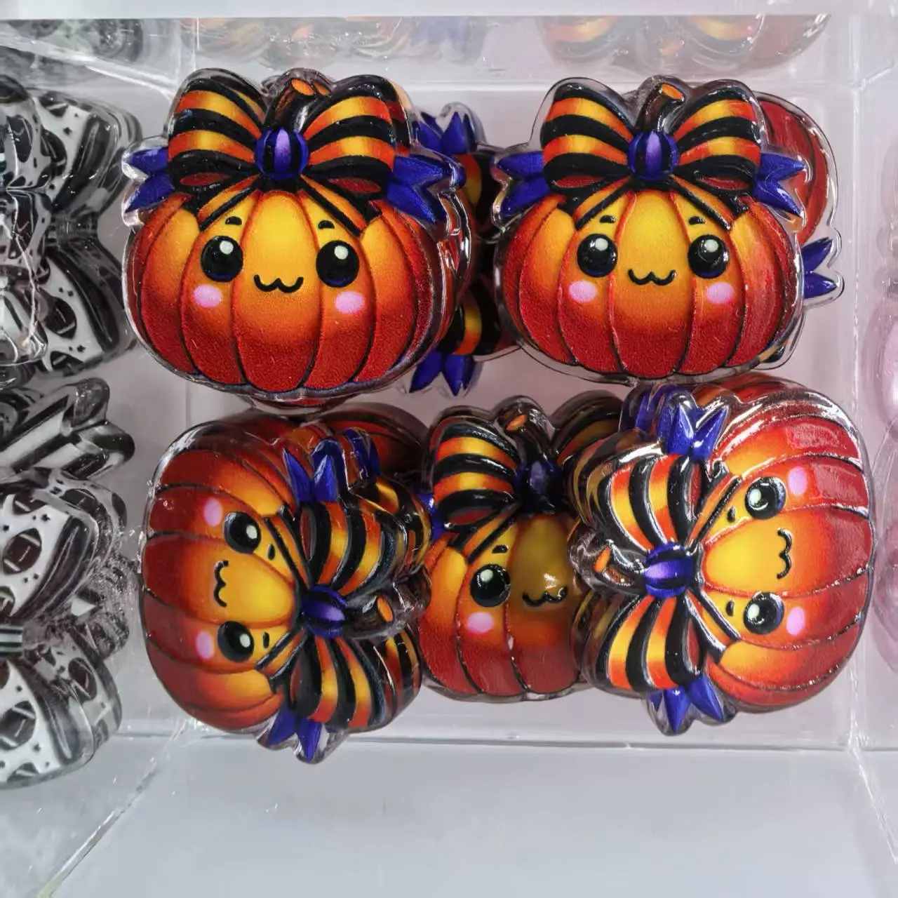 diy charms resin mini figure pen toppers keychain acrylics fopcus set bead