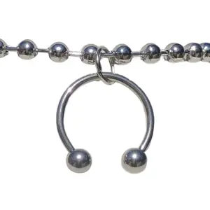 European and American Hip-hop Hipster Rock Horseshoe Hoop Necklace