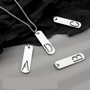 Fang brand letter necklace men's pendant English letter accessories daily wear men and women the same style