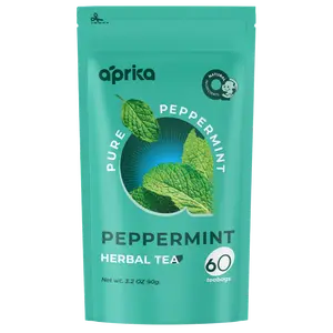 100% Pure Peppermint Herbal Tea, 60 Bags 100% Pure Peppermint Herbal Tea, 60 Bags