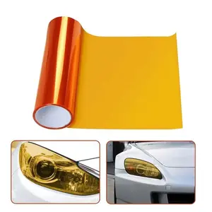 Car light film Amber Orange light film Car Fog Light Headlight Taillight Tint Vinyl Film Sheet Sticker Auto Body Film Cover
