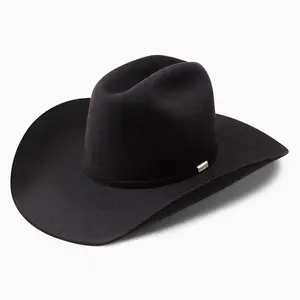 Resistol 6x Ranch Road Cowboy Fur Felt Hat Black