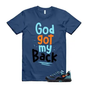 Gildal Unisex T-shirt - Air Terra Mystic Navy Aquarius Blue Humara SP Black Safety Orange T Shirt Match GOD. 100% Cotton. Casual Wear. Streetwear Style. Rap/hip-hop artist. T-shirt To Match Sneaker.