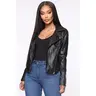 Never Average Moto Jacket - Black