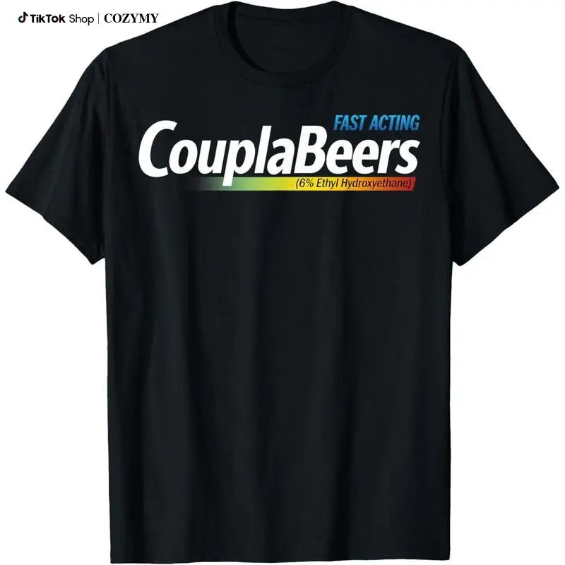 CouplaBeers Couple of Beers Funny Meme Fast Acting T-Shirt