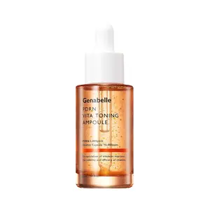[Genabelle] PDRN Vita Toning Ampoule 30ml - Brightens overall skin tone, Smoothens skin texture, Drenches the skin with hydration, Soothes & Conditions the skin, Allantoin Extract, PDRN Sodium DNA, Encapsulated Multi-Vitamins