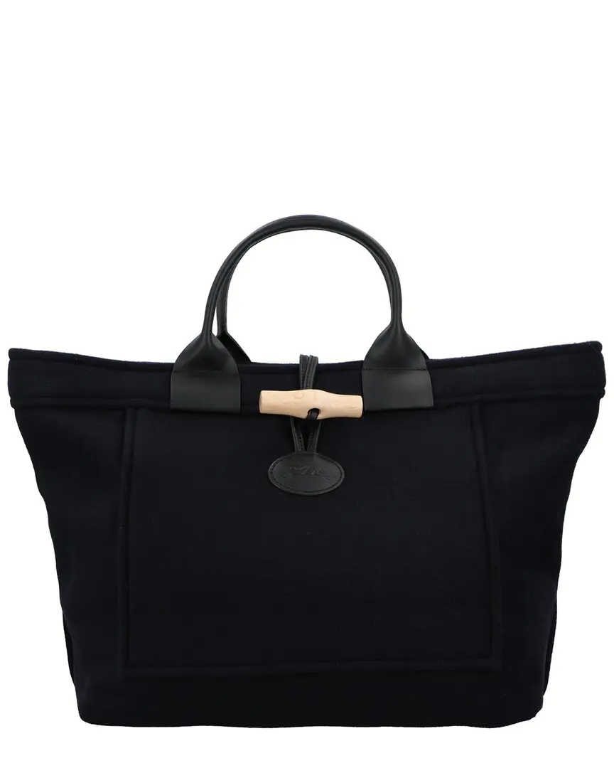 Longchamp Le Roseau Canvas Shopper