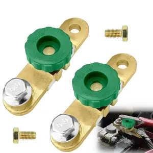 Battery Quick Disconnect Switch Side Post Battery Shutdown/Cutoff Side Terminal Battery Isolator for Automotive Car Truck RV Boat Marine Battery