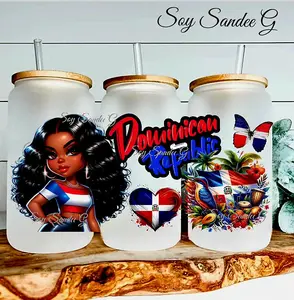Dominican Republic Cutie - UVDTF Wrap for cups/hard surfaces sticker