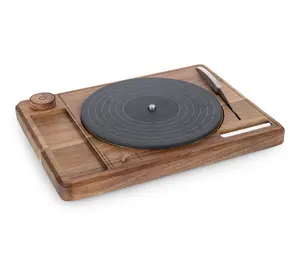 Toscana Turntable Acacia and Slate Cheese Boardwith Knife