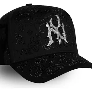 Rico hats total Cristal con placa pedrería de alta calidad, NY.