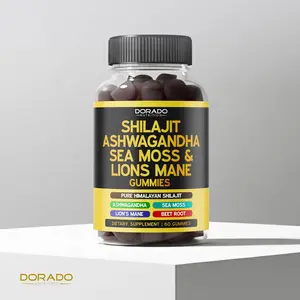NEW 2026-Shilajit Gummies with Sea Moss, Ashwagandha & Lions Mane - (Shilajit Supplement for Men & Women, Energy & Immunity Support ) Third Party Tested, Vegan Safe, NON GMO & Made in USA (60 Gummies)