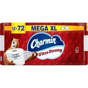 Charmin Ultra Strong Toilet Paper 12 Mega XL Rolls, 330 Sheets Per Roll