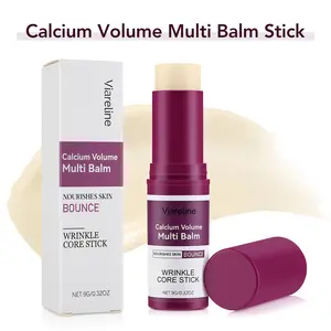 Calcium Volume Multi Balm Stick, Anti-Wrinkle Hydrating Solid Moisturizer for Dry & Sensitive Skin