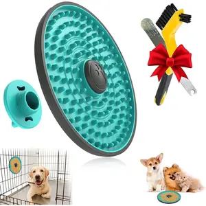 Lick Mat for Dogs, Dog Crate Lick Pads Slow Feeder, Lick Pad Crate Training Toy, for Boredom and Anxiety Relief Licking Pad