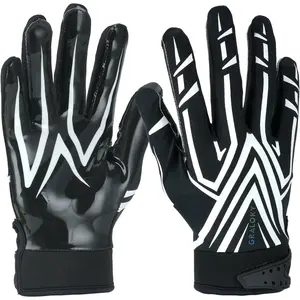 Men Women Youth Adult Football Gloves Ultra Sticky Silicone Palm Tacky Grip Enhanced Performance Receiver Gloves