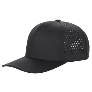 A 6-panel laser-vented cap is a type of hat known for its design that incorporates six distinct panels on the front portion, with laser-vented features for enhanced breathability.