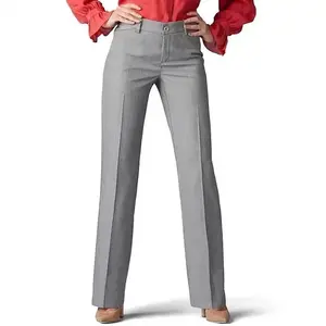 Comfort Suit Pants Women's Mid-Waist Overalls Business Clothing Suit Pants Women's WorkGift(Sheet)