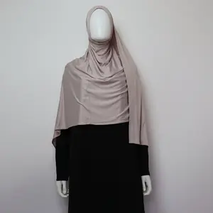 Premium Maxi Jersey Hijab - Nude
