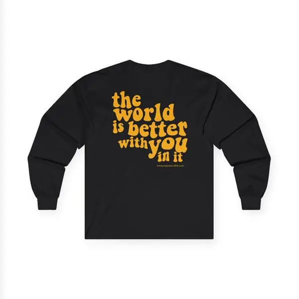 Better With You Long Sleeve T-Shirt (Black)