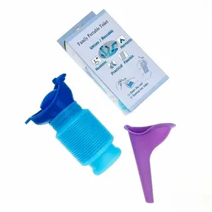 Portable Emergency Urinal Funnel for Women, Standing Silicone Leak-Proof Design, Easy Clean Outdoor Car Use, Hygienic Travel Essential