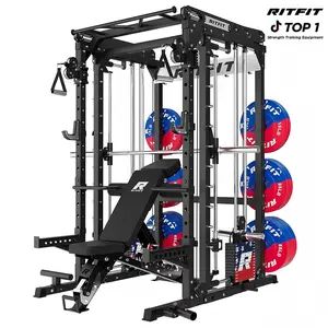 RitFit M2 Multi-Functional Modular Home Gym Smith Machine Tailored to All Fitness Levels, Home Exercise Equipment, Home Gym Rack,summerwins