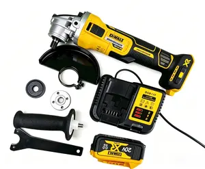 Dewalt DCG405NT 125mm Cordless Angle Grinder, Brushless Motor, Electronic Brake, Low Vibration Design, Tool Only, For Metal Cutting, Grinding, Rust Removal And Masonry Work, Ideal For Construction, Automotive Maintenance And Professional On Site Use