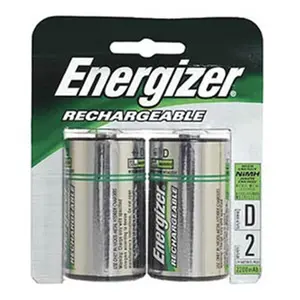 Energizer Rechargeable D Batteries 2500mah 2pk