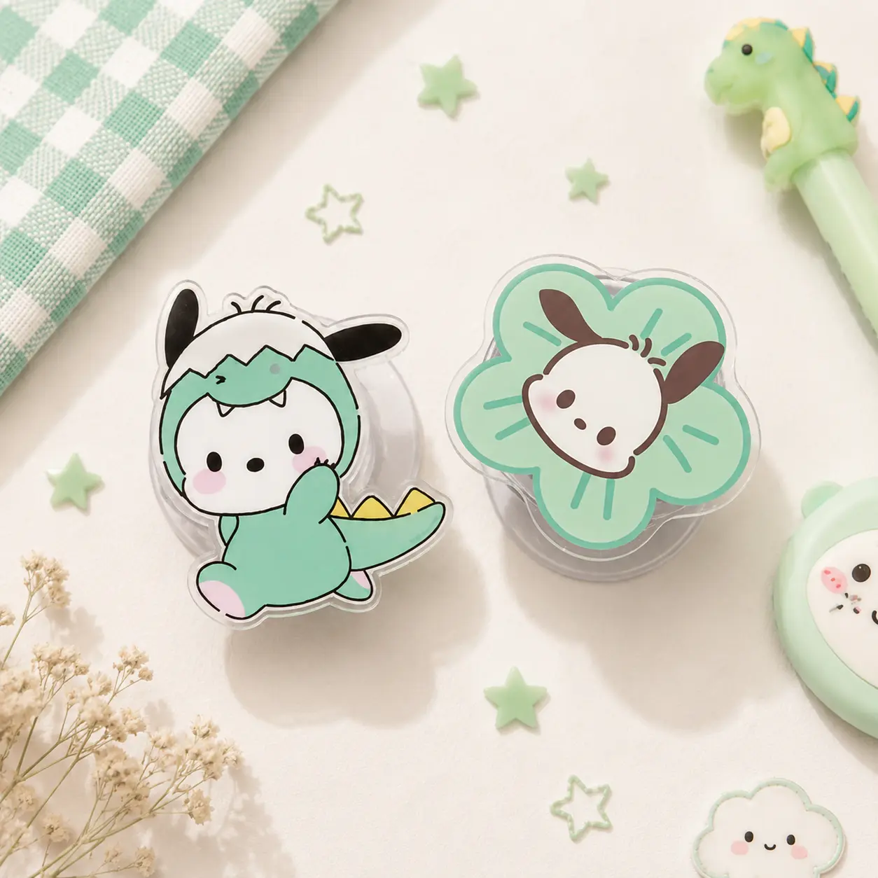 Cute Pochacoo Animal Magsafe Phone Grip - Kawaii Magnetic Phone Holder for Girl