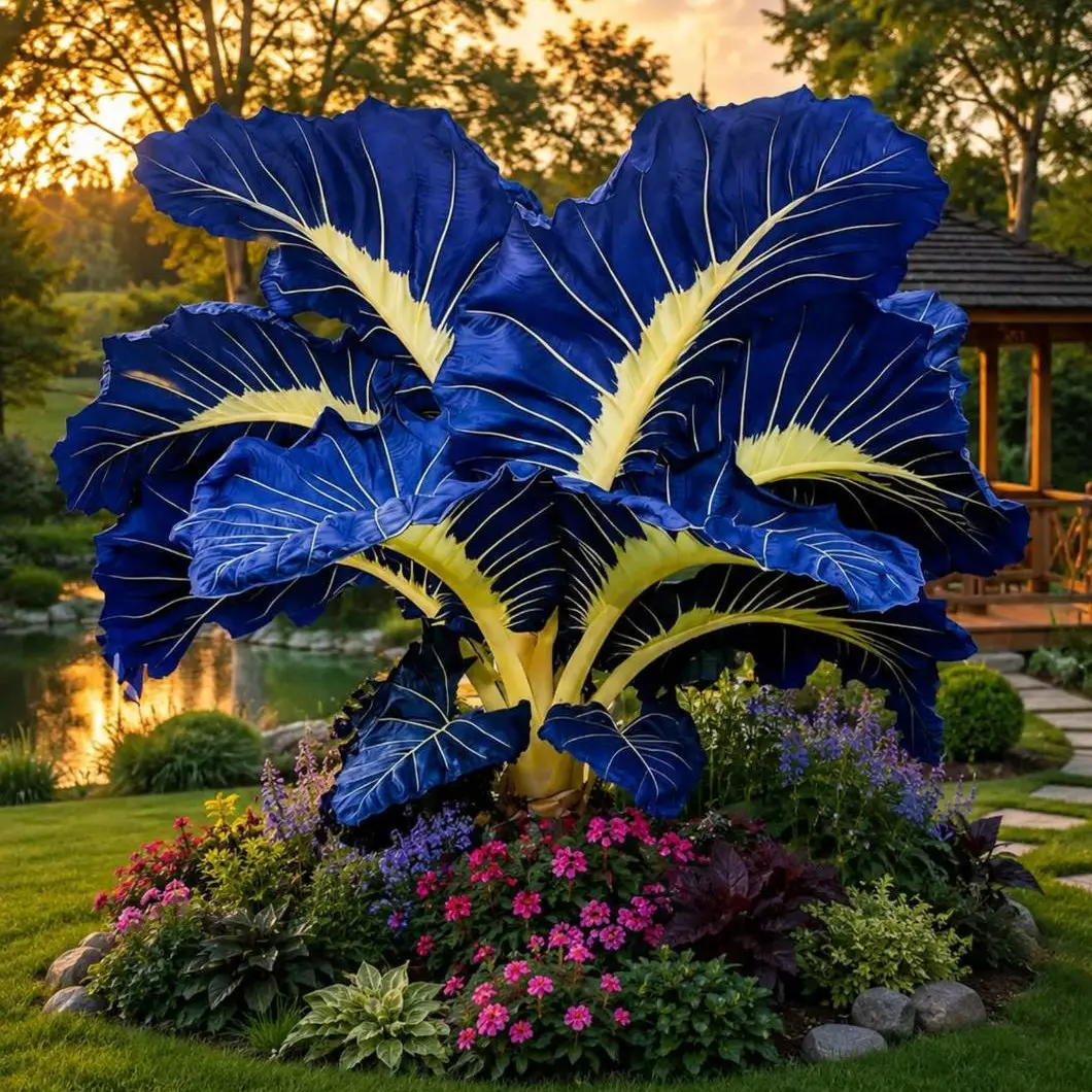 Hosta Seeds for Planting, Rare Blue Hosta Seeds, 1000 Seeds, Shade Loving Perennial Foliage Plants, Giant Ornamental Garden Plants for Borders, Containers, Woodland Gardens & Gift for Plant Lovers