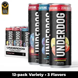 Underdog Energy Drink Variety 12-Pack | Clean Energy | Zero Sugar