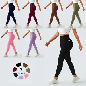 Women's Yoga Leggings Solid Color Shaping High Waisted Yoga Pants Breathable & Comfortable,For Workout/Gym/Daily Wear,Squat-Proof Size S-5XL Athletic Stretchy Material Sportswear Bottoms