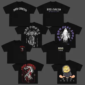 Bad Omens T-Shirt Collection, Vintage Graphic Band Tee, Unisex Rock Shirt, Concert Merch Streetwear Tee