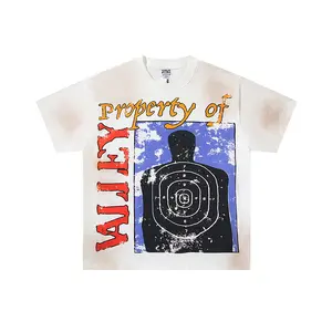 Oversized "Valley Dreams" Graphic Tee Vintage Washed Rhinestone Sports Portrait Print| Y2K Grunge Streetwear T-Shirt| Unisex Edgy Couple Top for Summer Festival & OOTD